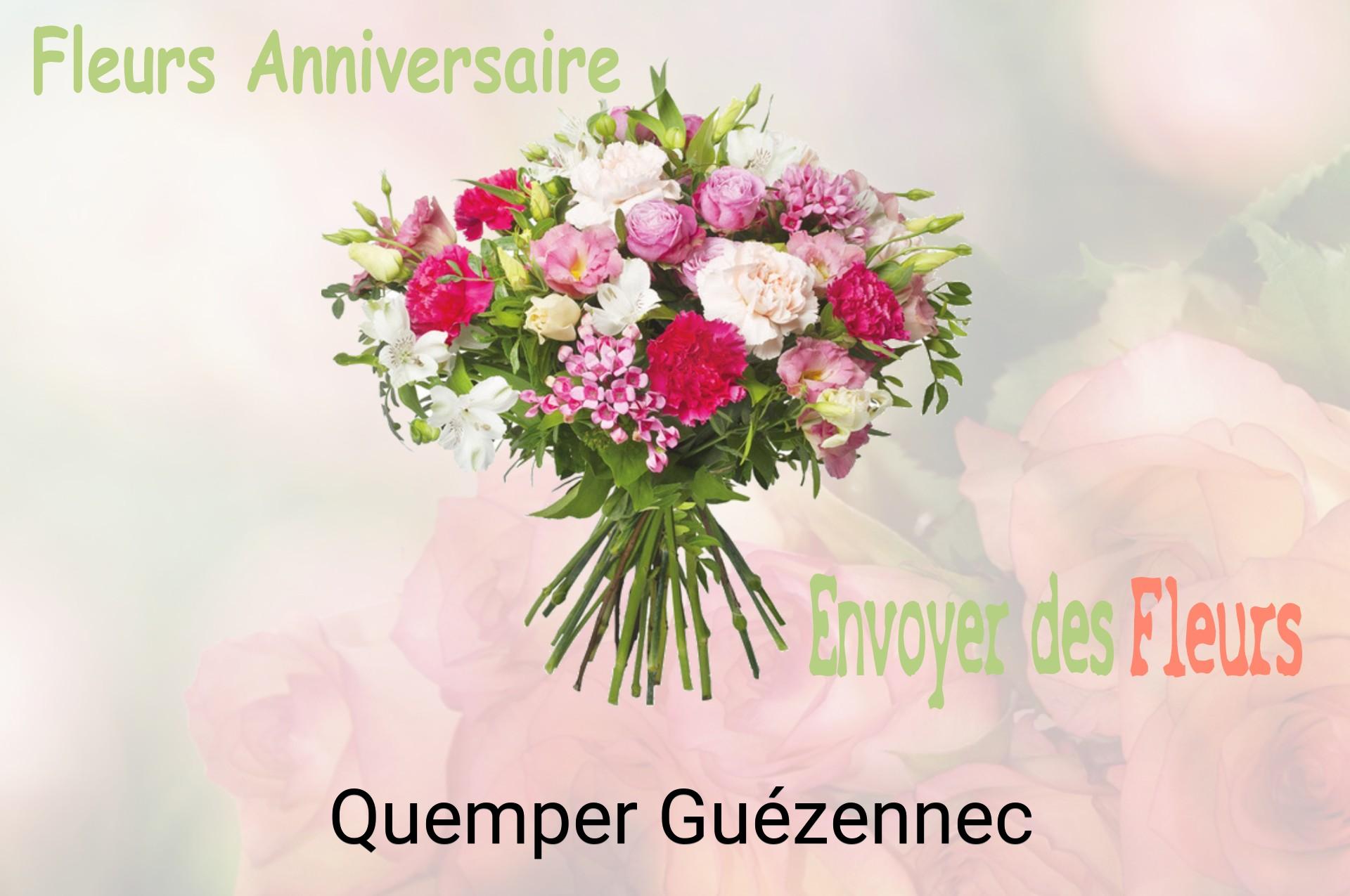 Bouquet de fleurs d’anniversaire livré à Quemper-Guézennec
