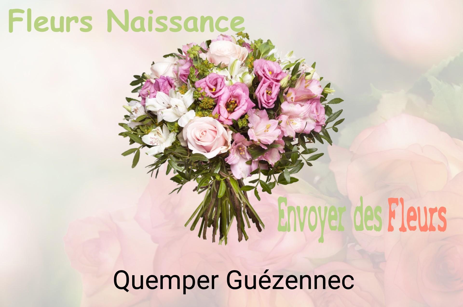 Bouquet de fleurs de naissance livré à Quemper-Guézennec